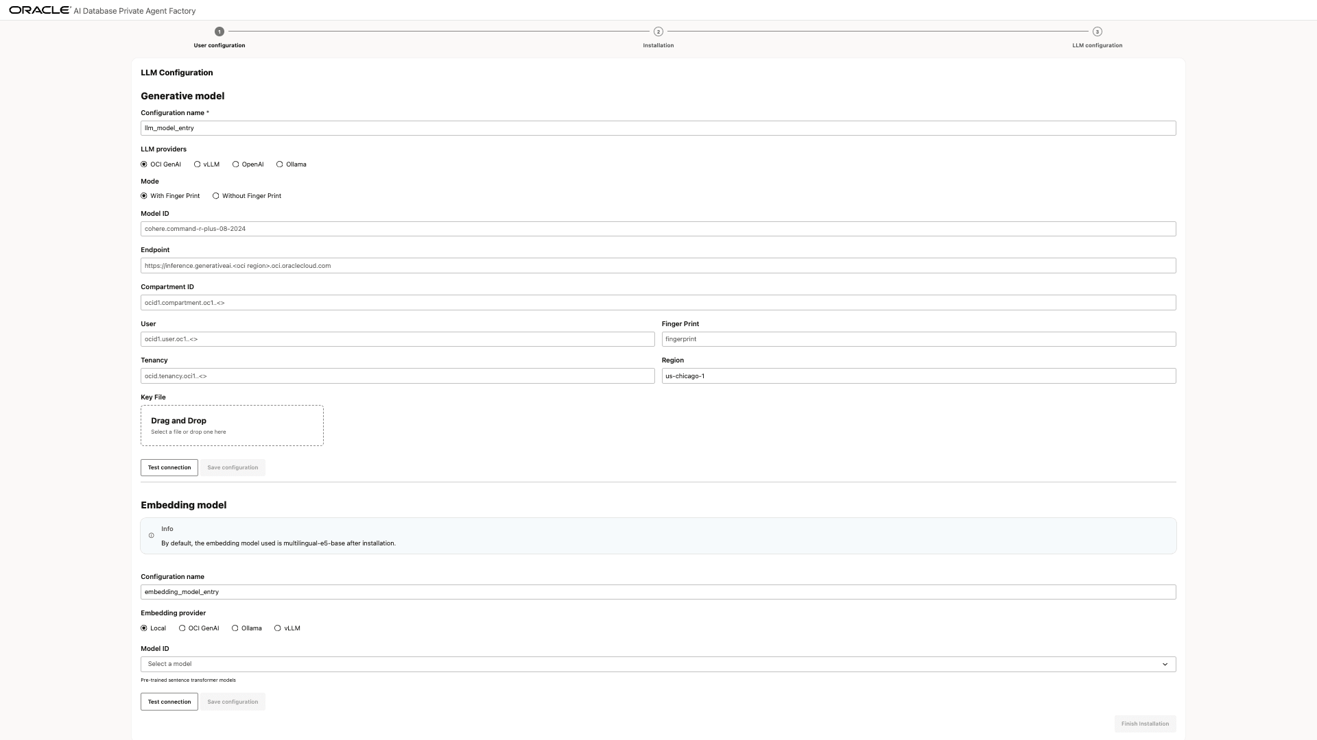 LLM Configuration LLM Configuration