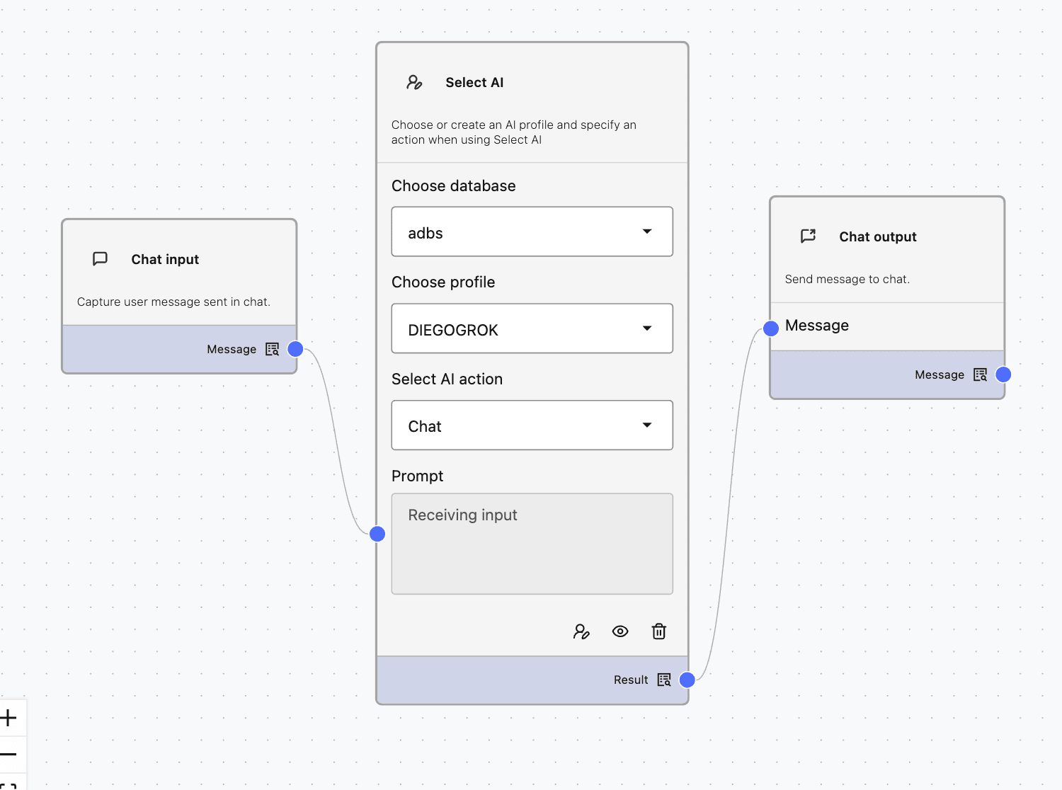 Select AI Chat Action