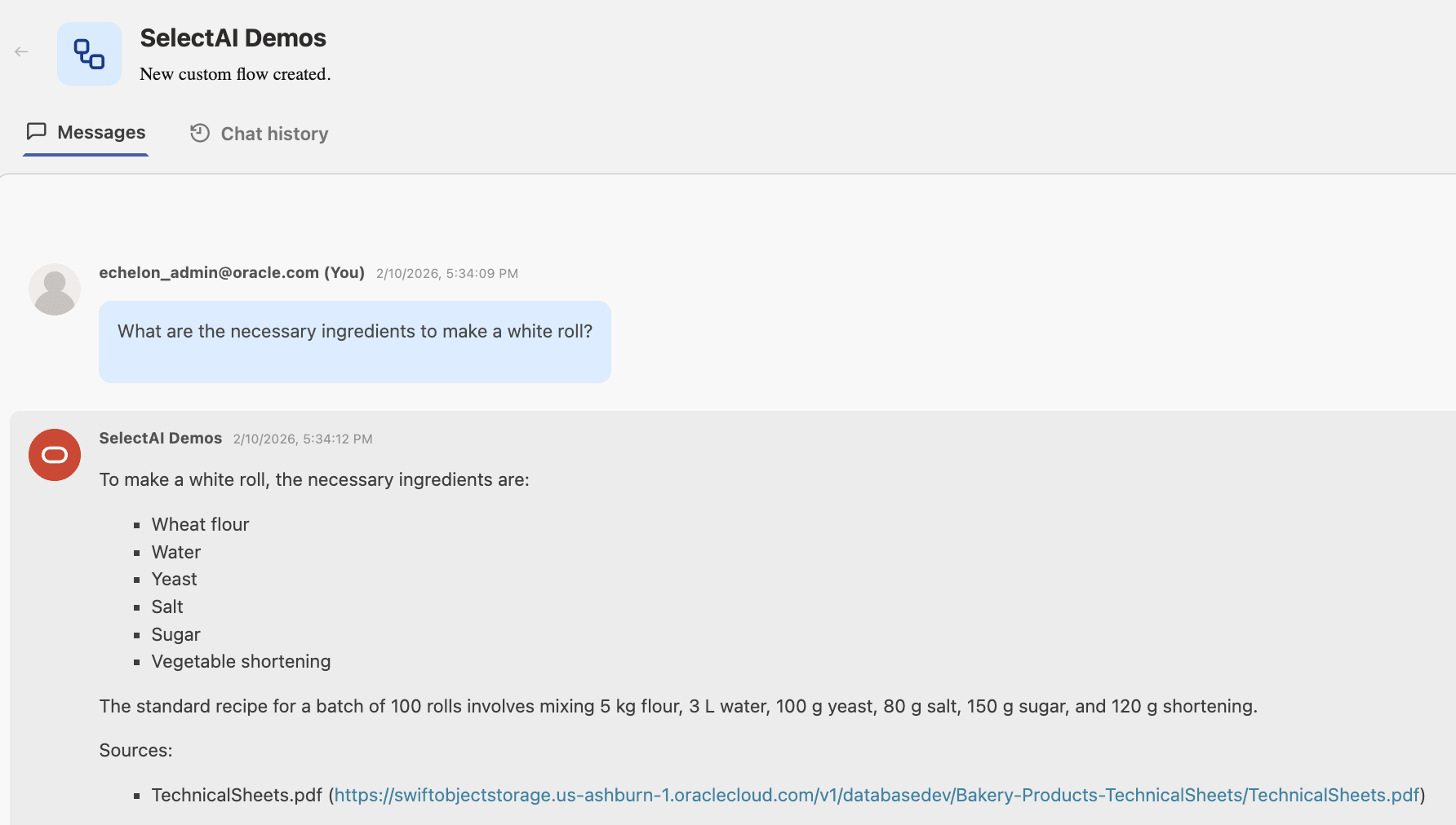 Select AI Narrate Action