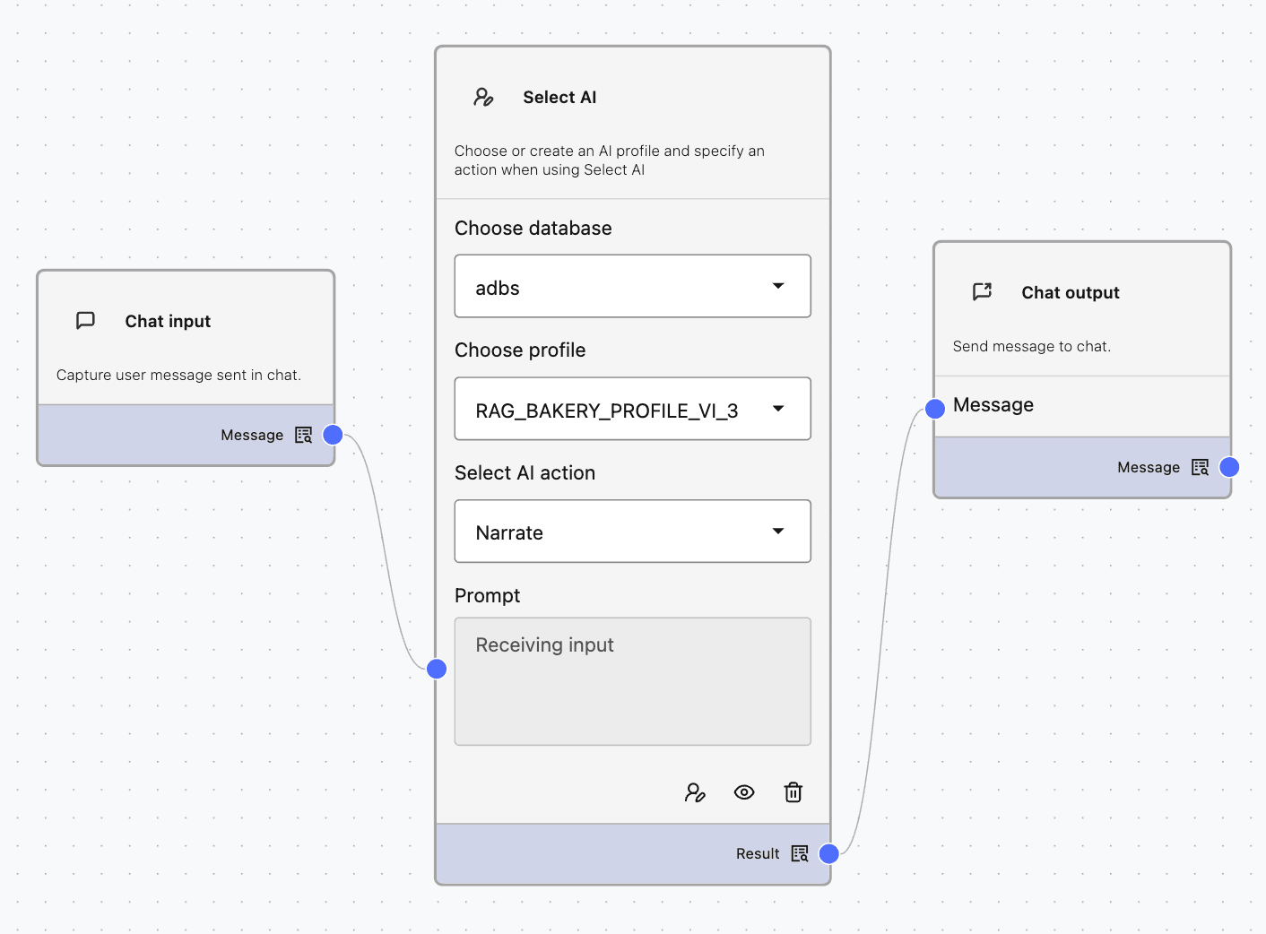 Select AI Narrate Action