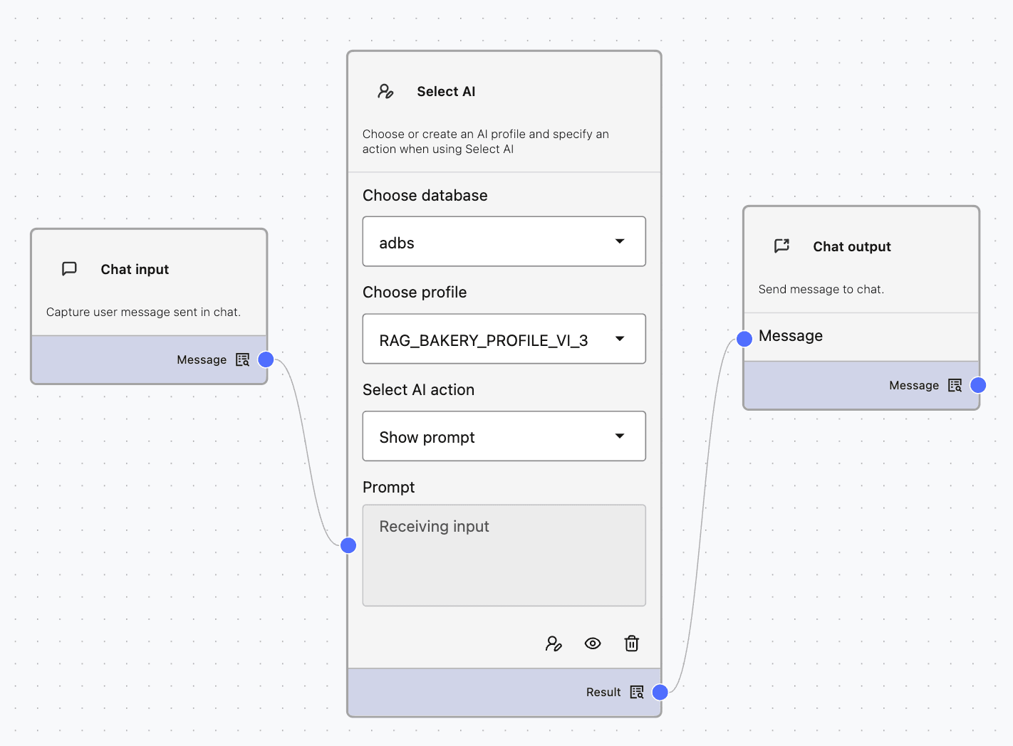 Select AI Show Prompt Action