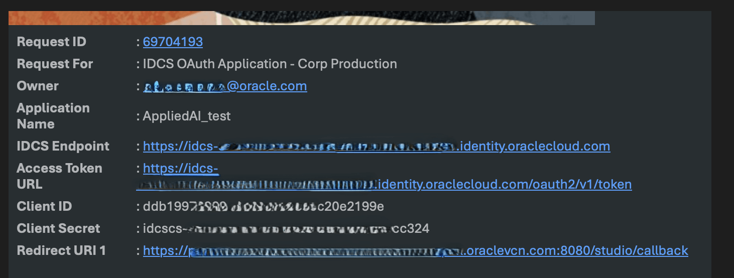 SSO Credentials SSO Credentials