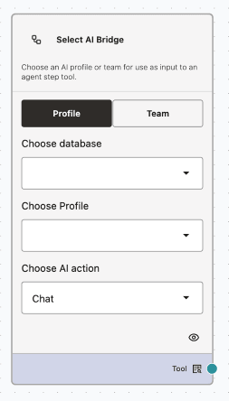 Select AI Bridge Profile Select AI Bridge