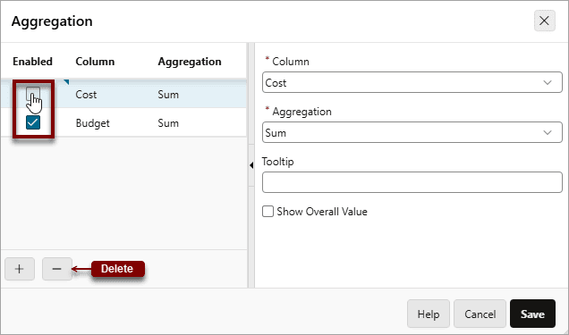 Description of ig_aggregation_deselect.png follows