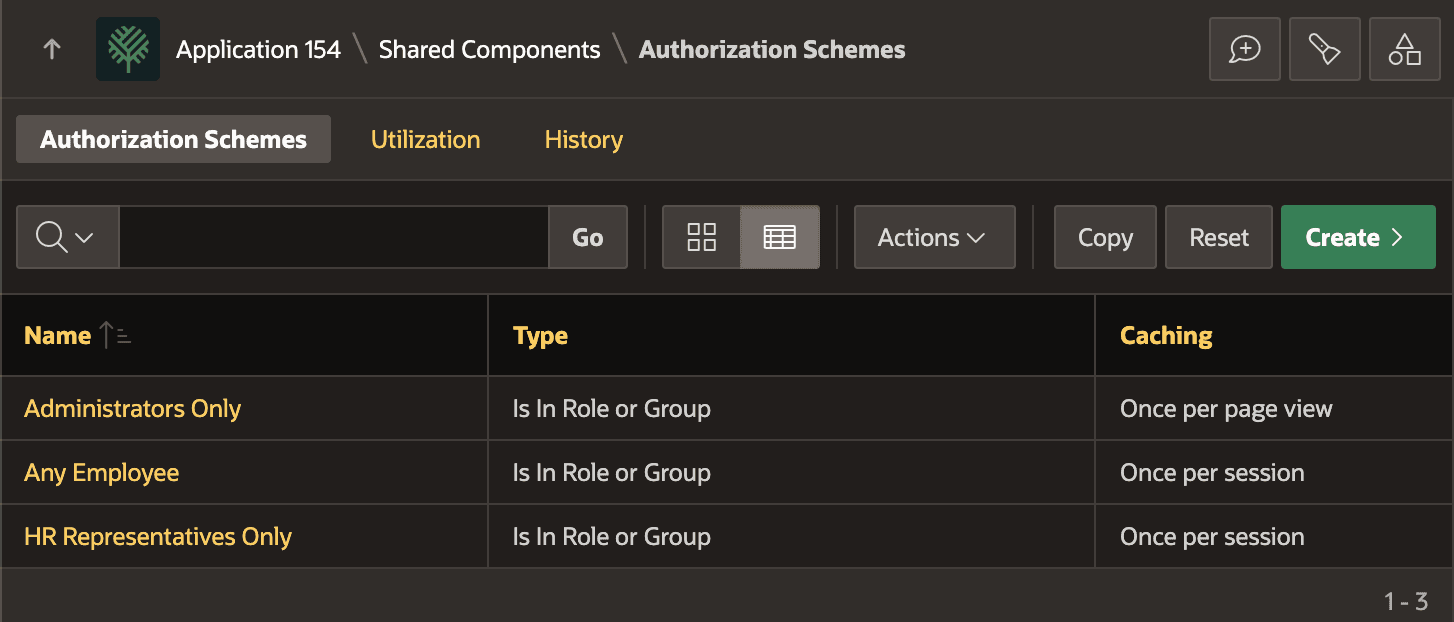 Configuring Authorization Scheme Rules Using Role Membership