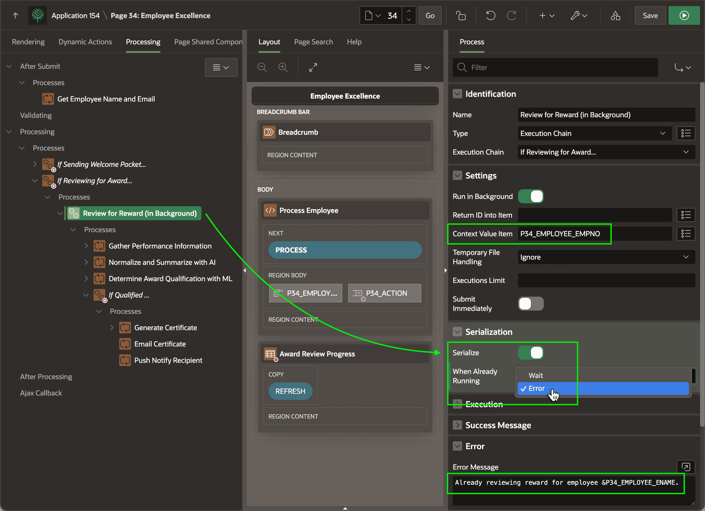 Serializing Background Process Job on Context Value Serializing Background Process Job on Context Value