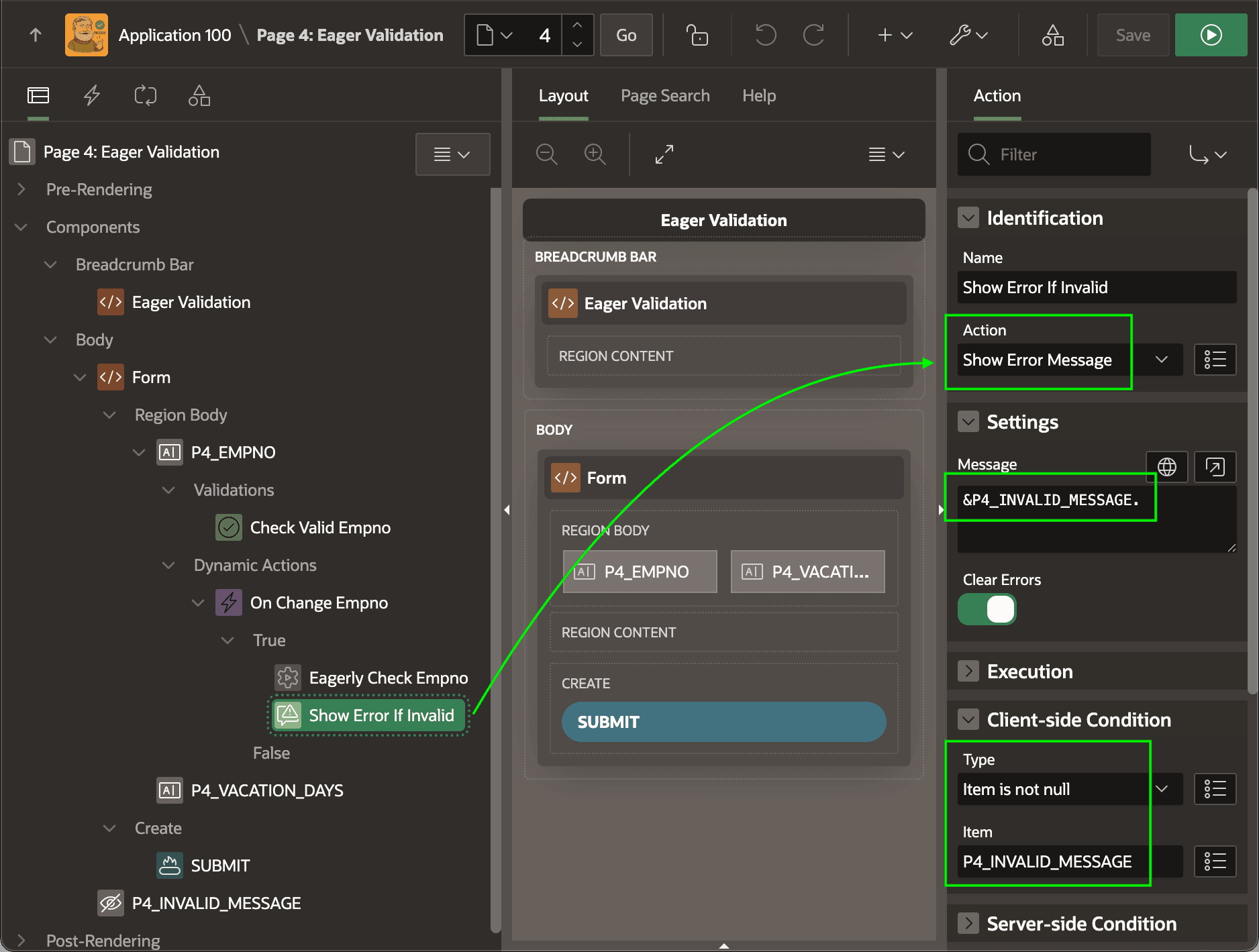 Conditionally Displaying an Error Message if One Was Returned Conditionally Displaying an Error Message if One Was Returned