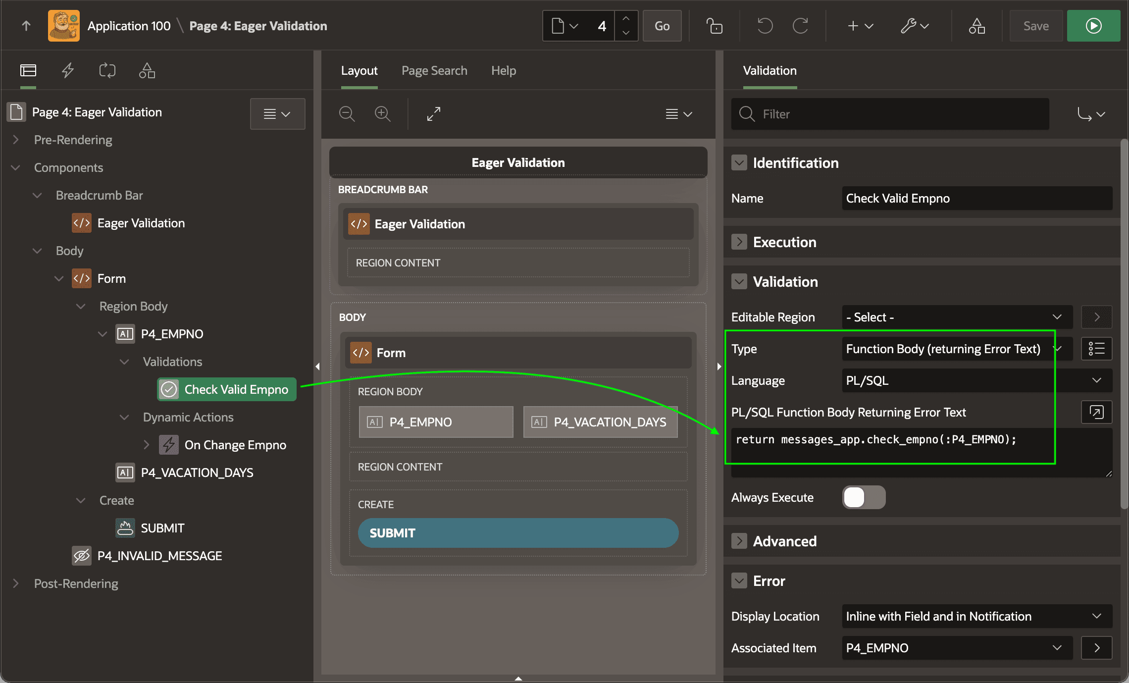 Validation Performs Same Check on Page Submit Validation Performs Same Check on Page Submit