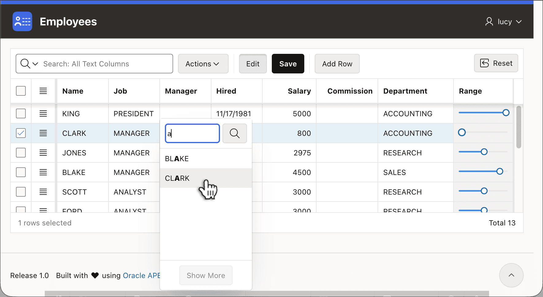 Updating a Grid Cell Using a Popup LOV