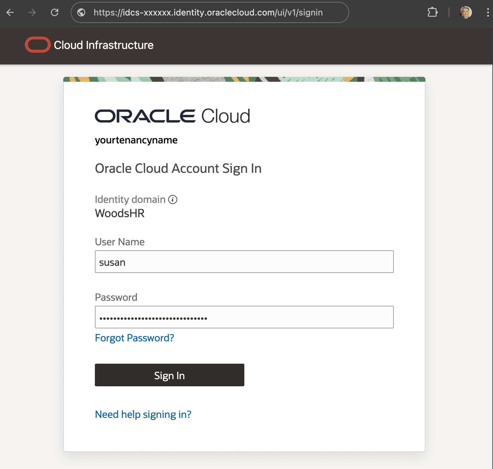 Users Now Login to Woods HR Using OCI IAM Sign In Users Now Login to Woods HR Using OCI IAM Sign In