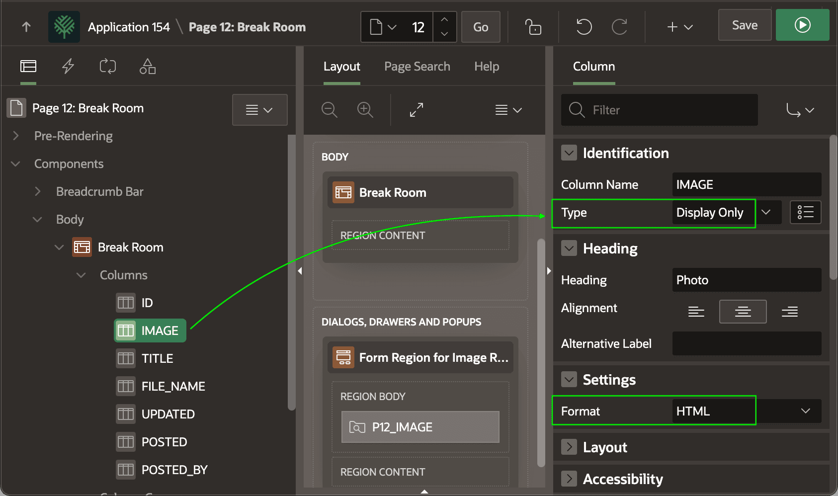Configuring HTML IMAGE tag to Display Only Configuring HTML IMAGE tag to Display Only