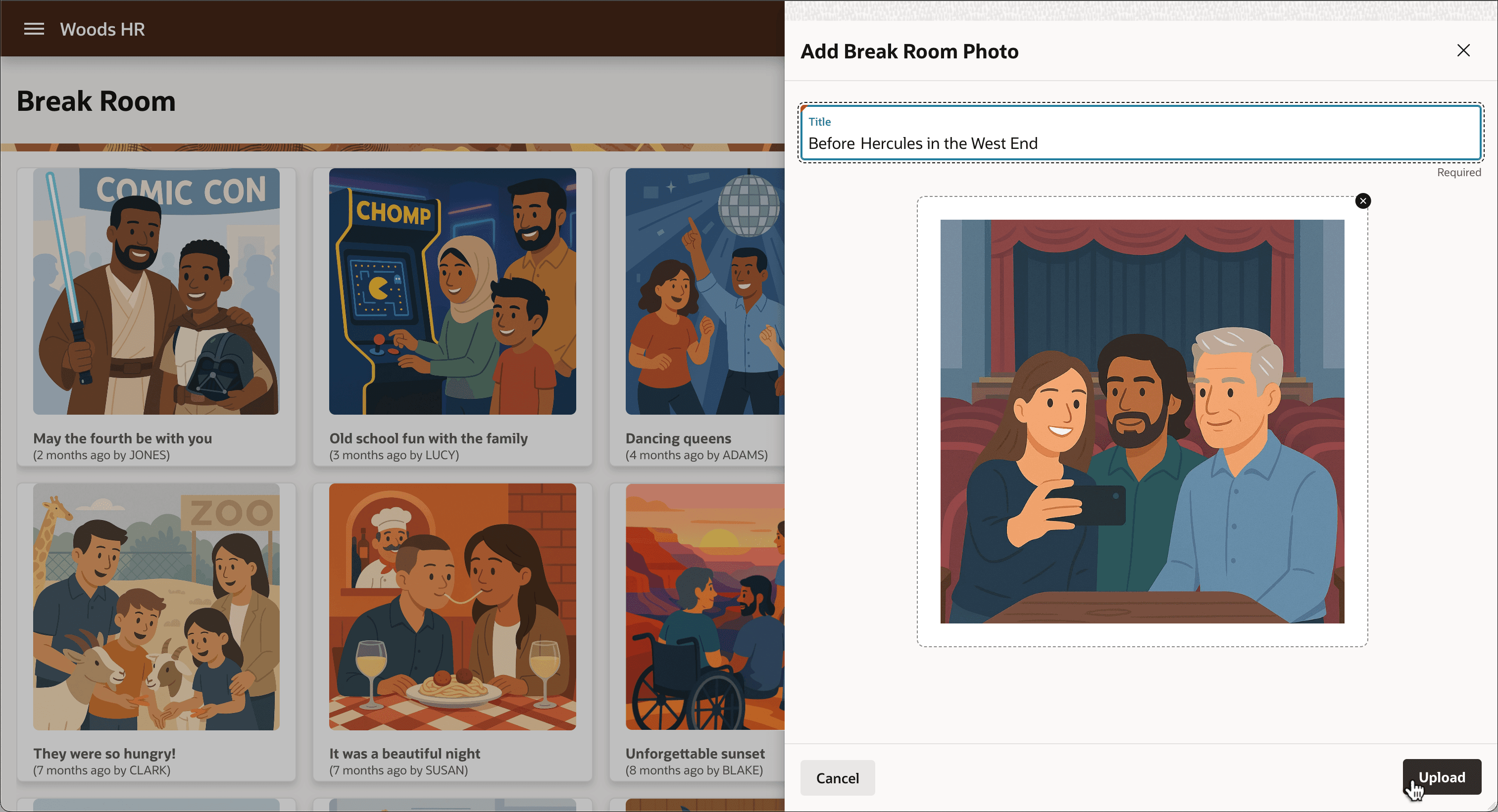 User Sees Large Image Preview Before Clicking Upload User Sees Large Image Preview Before Clicking Upload
