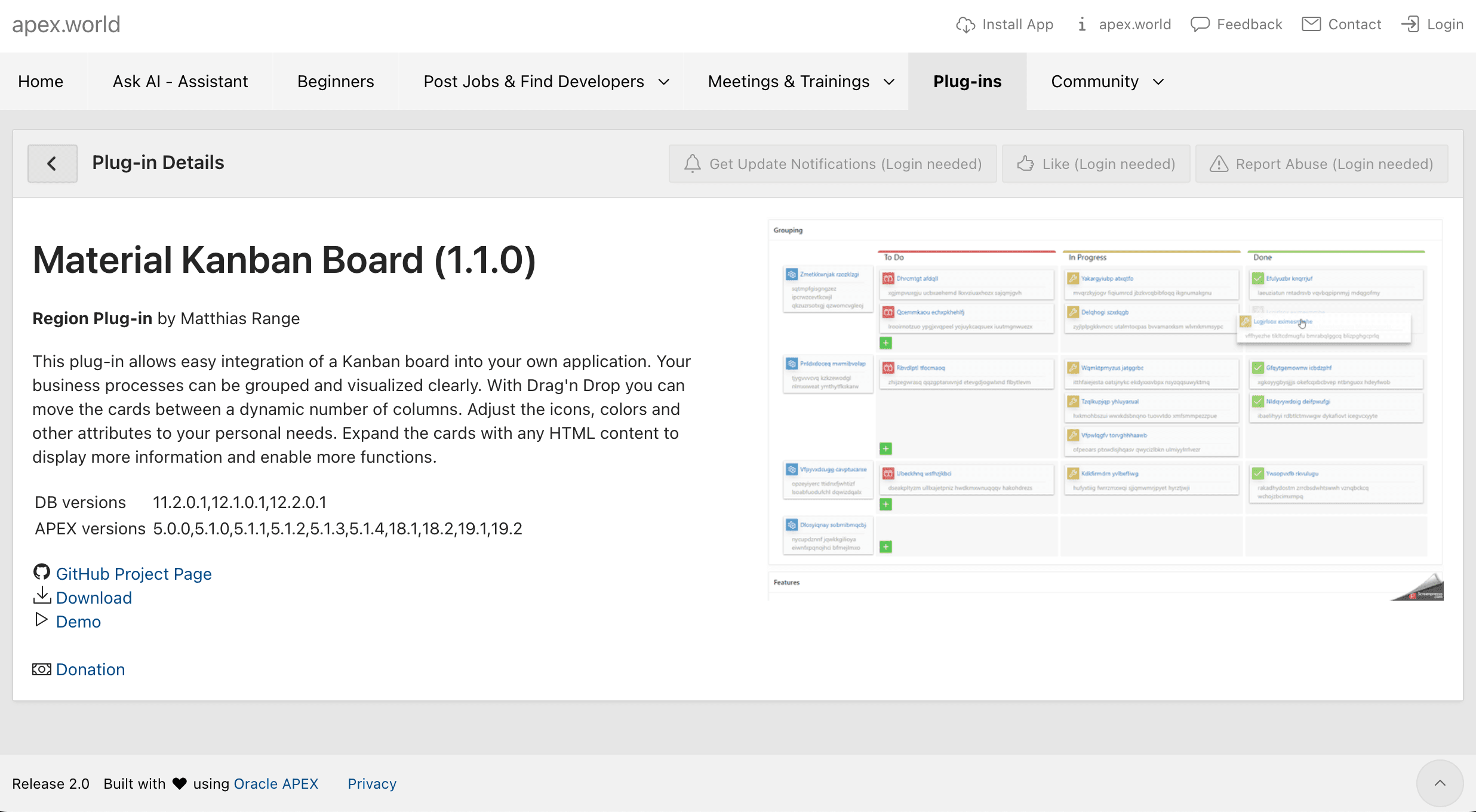 Kanban Board Plug-in on apex.world Kanban Board Plug-in on apex.world