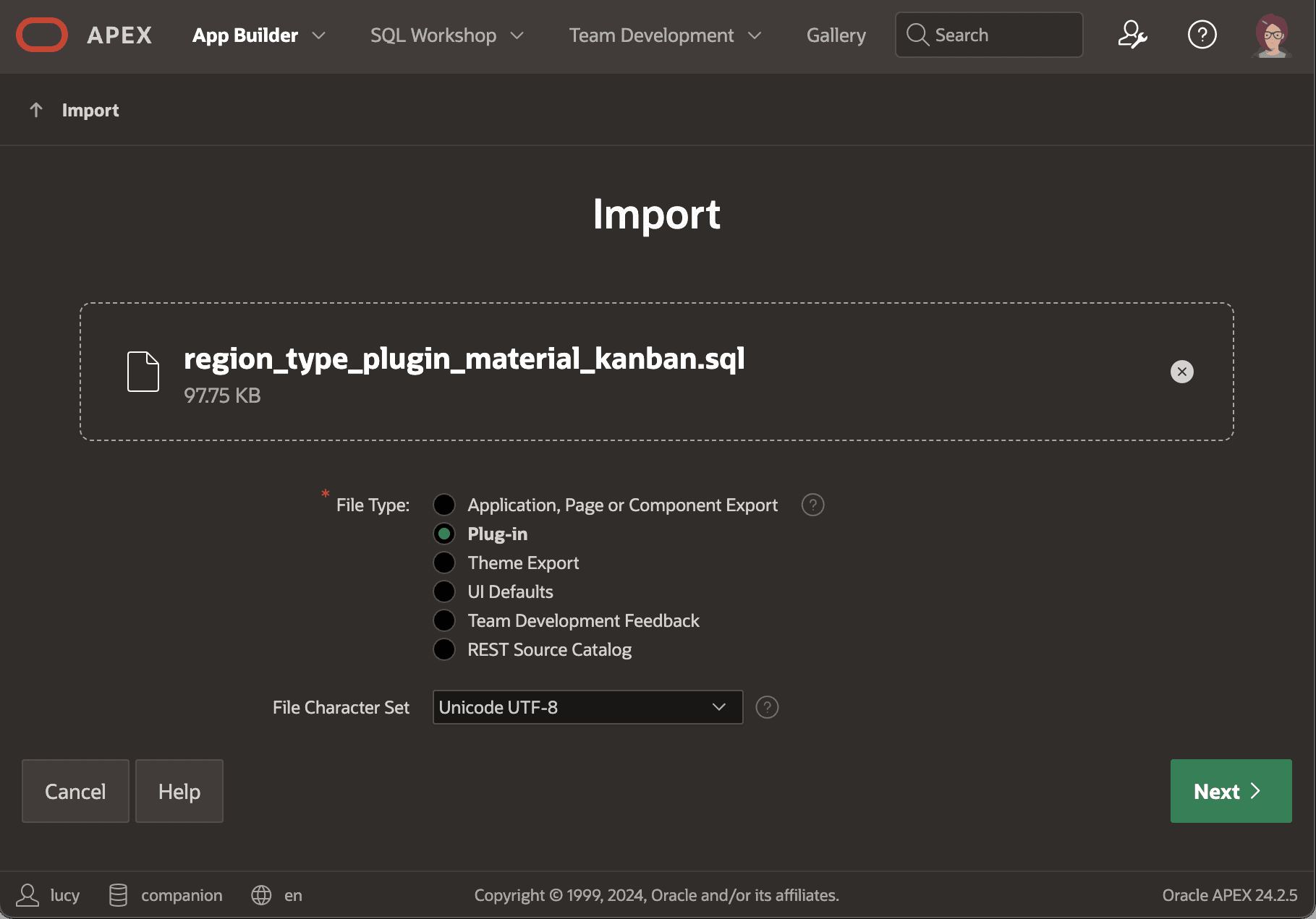 Importing a Plug-in Into Your Application Importing a Plug-in Into Your Application