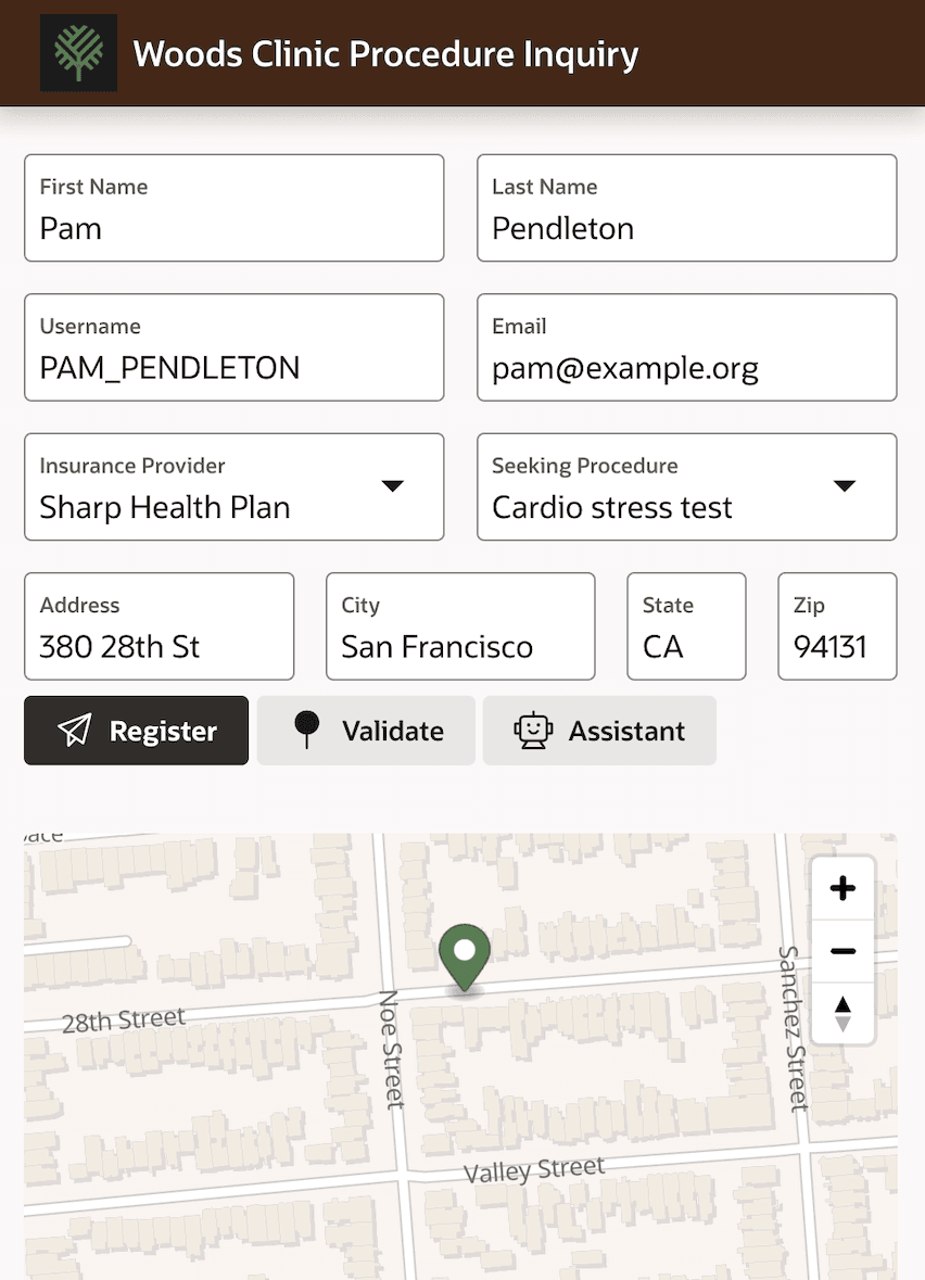 Layout Responds Automatically to Narrower Screen