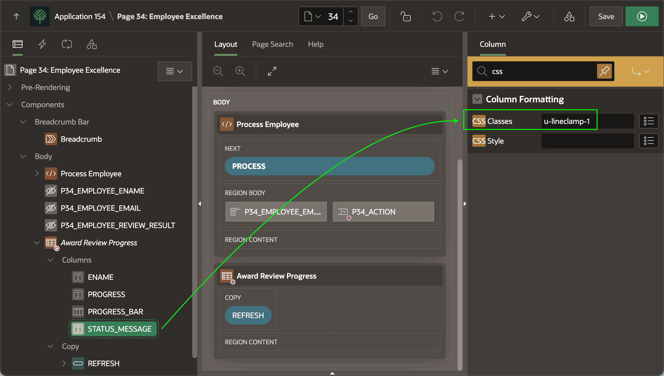 Clamping Status Message Text to a Single Line Clamping Status Message Text to a Single Line