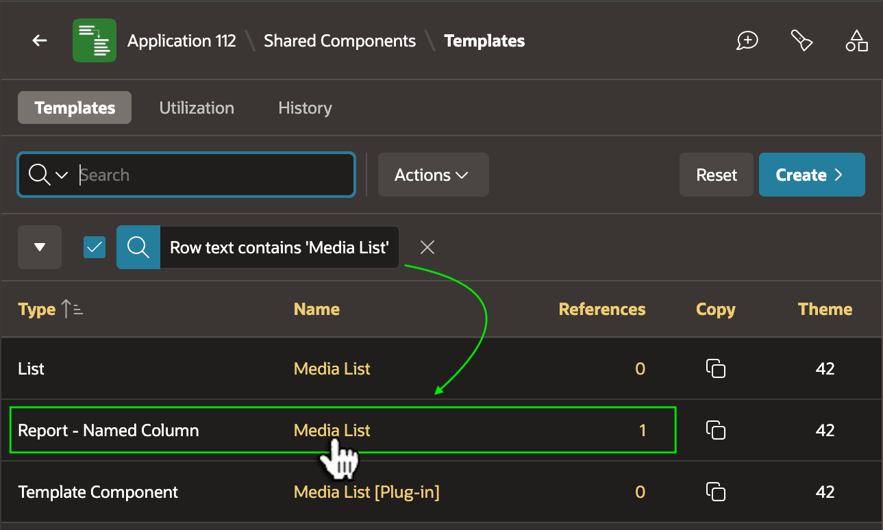 Find Media List Report Template Find Media List Report Template