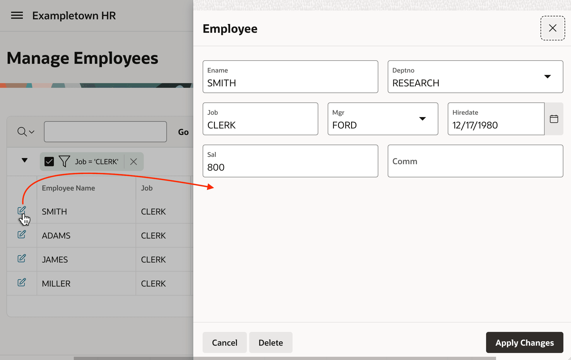Modal Drawer Slides Out from the Start or End of the Window