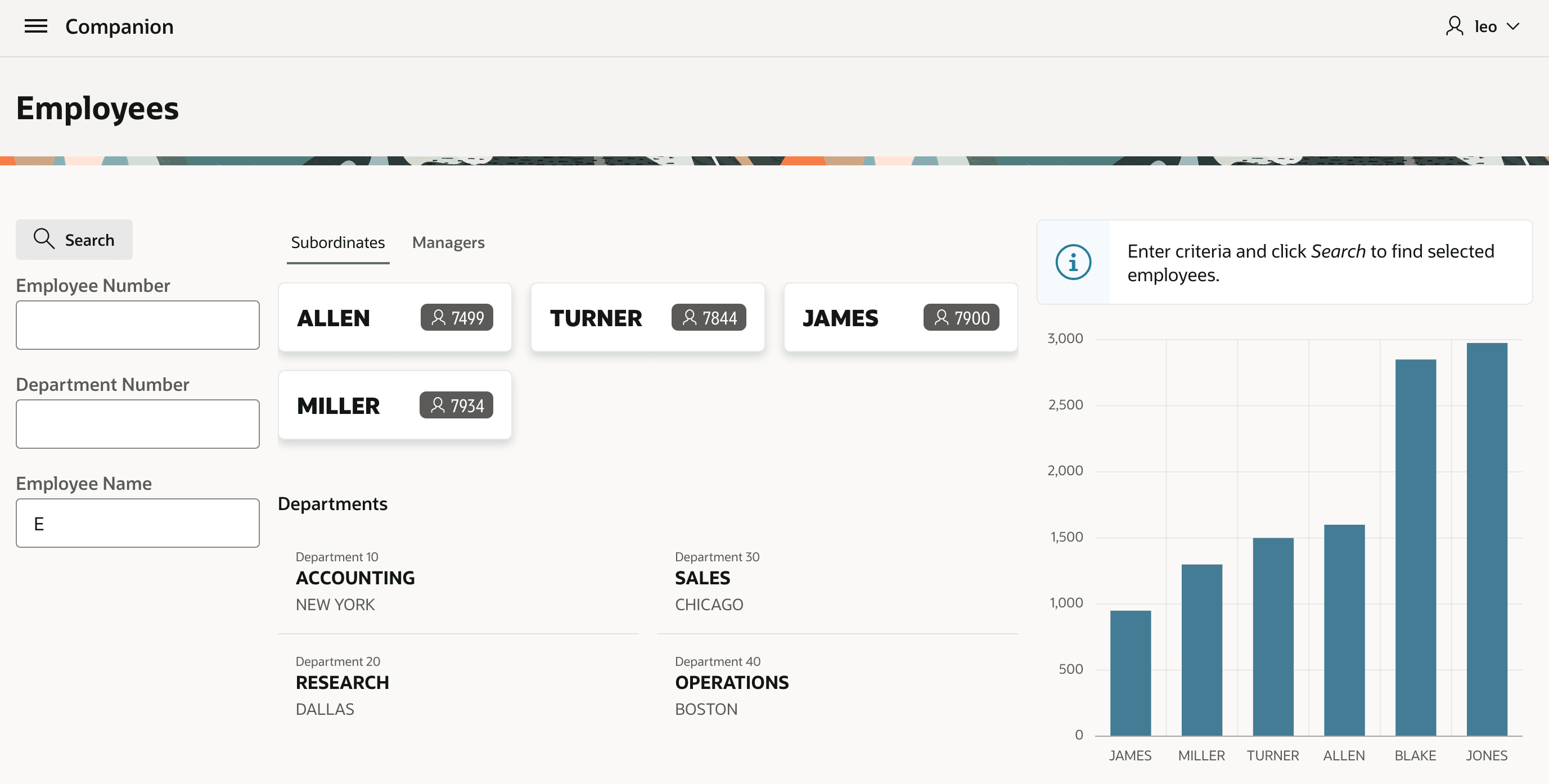 Responsive APEX Web Page With Nested Regions