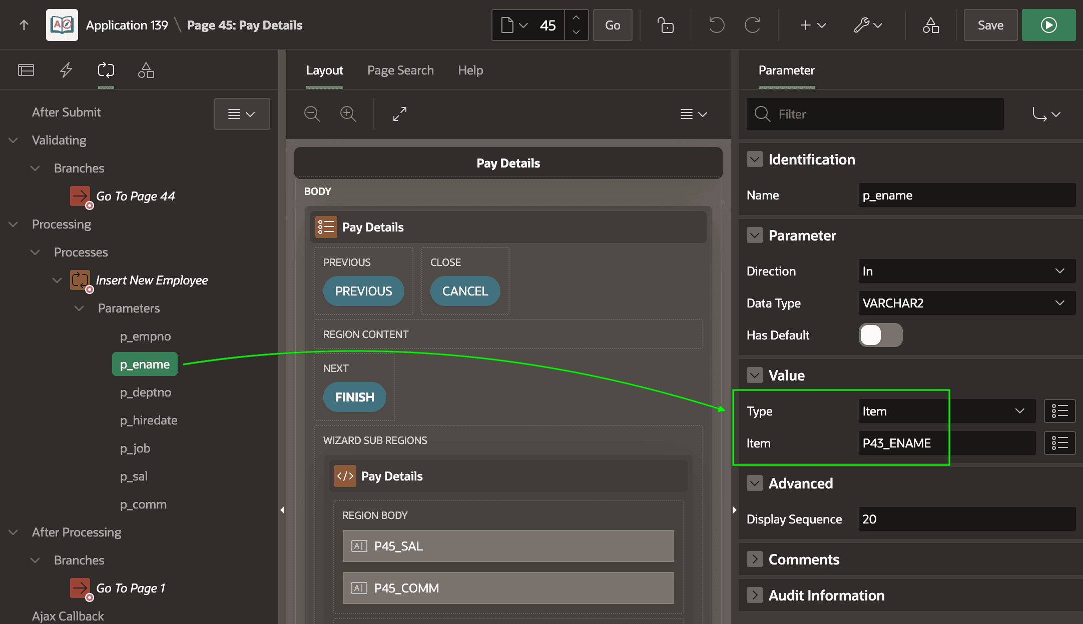 Configuring Parameter Values for Invoke API