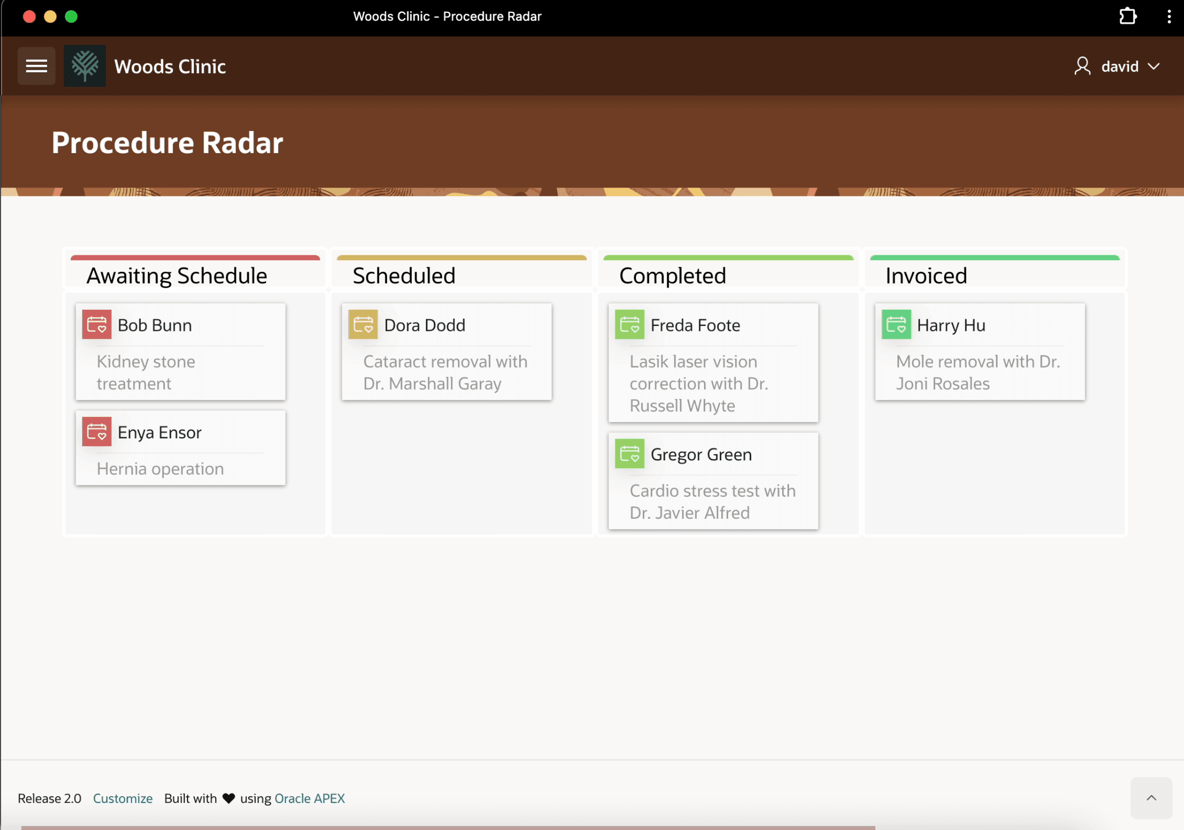 Kanban Board Shows Users How Procedures Progress Through Their Lifecycle Kanban Board Shows Users How Procedures Progress Through Their Lifecycle