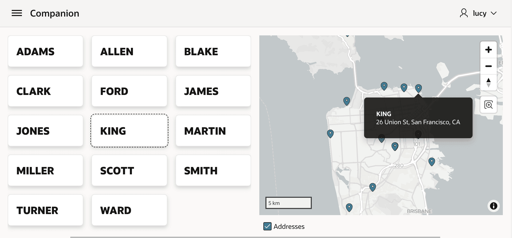 Map Refreshes on Return from Dialog to Show KING's Updated Address Map Refreshes on Return from Dialog to Show KING's Updated Address