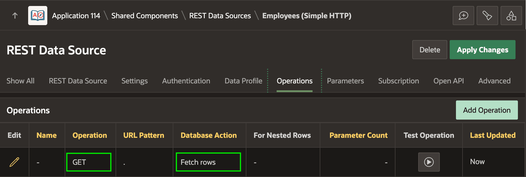 Fetch Rows GET Operation for Discovered Simple HTTP REST Data Source Fetch Rows GET Operation for Discovered Simple HTTP REST Data Source