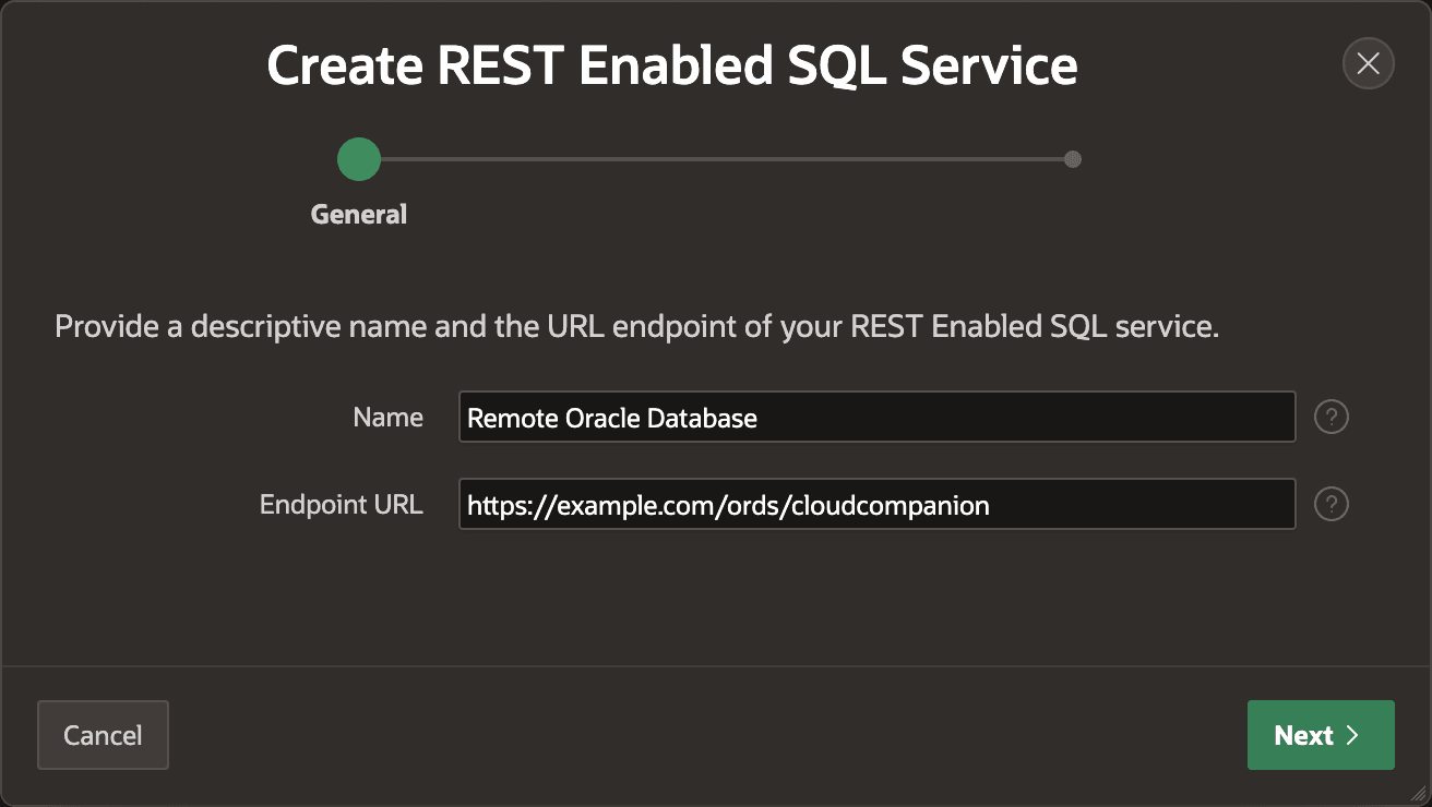 Referencing a REST-Enabled SQL Service in Workspace Utilities