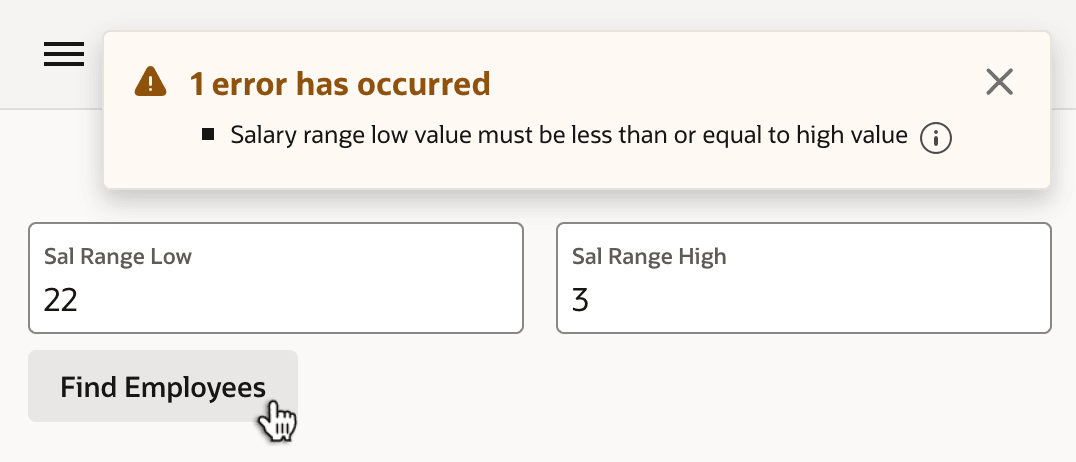 Expected Validation Error Treating Numeric Items as Numbers