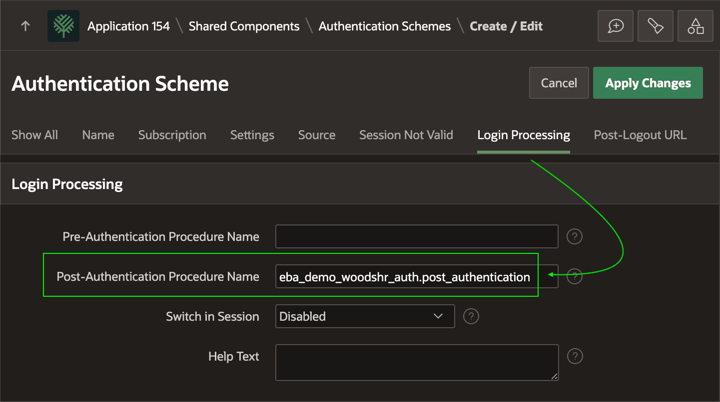 Configuring Post-Authentication Procedure to Enable Groups Configuring Post-Authentication Procedure to Enable Groups