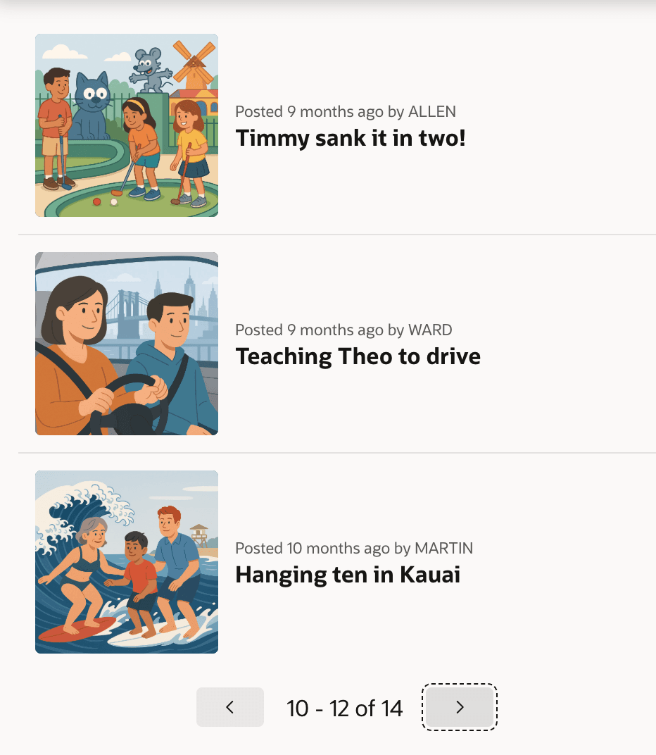 Content Row with BLOB Image in the Avatar Image Slot Content Row with BLOB Image in the Avatar Image Slot