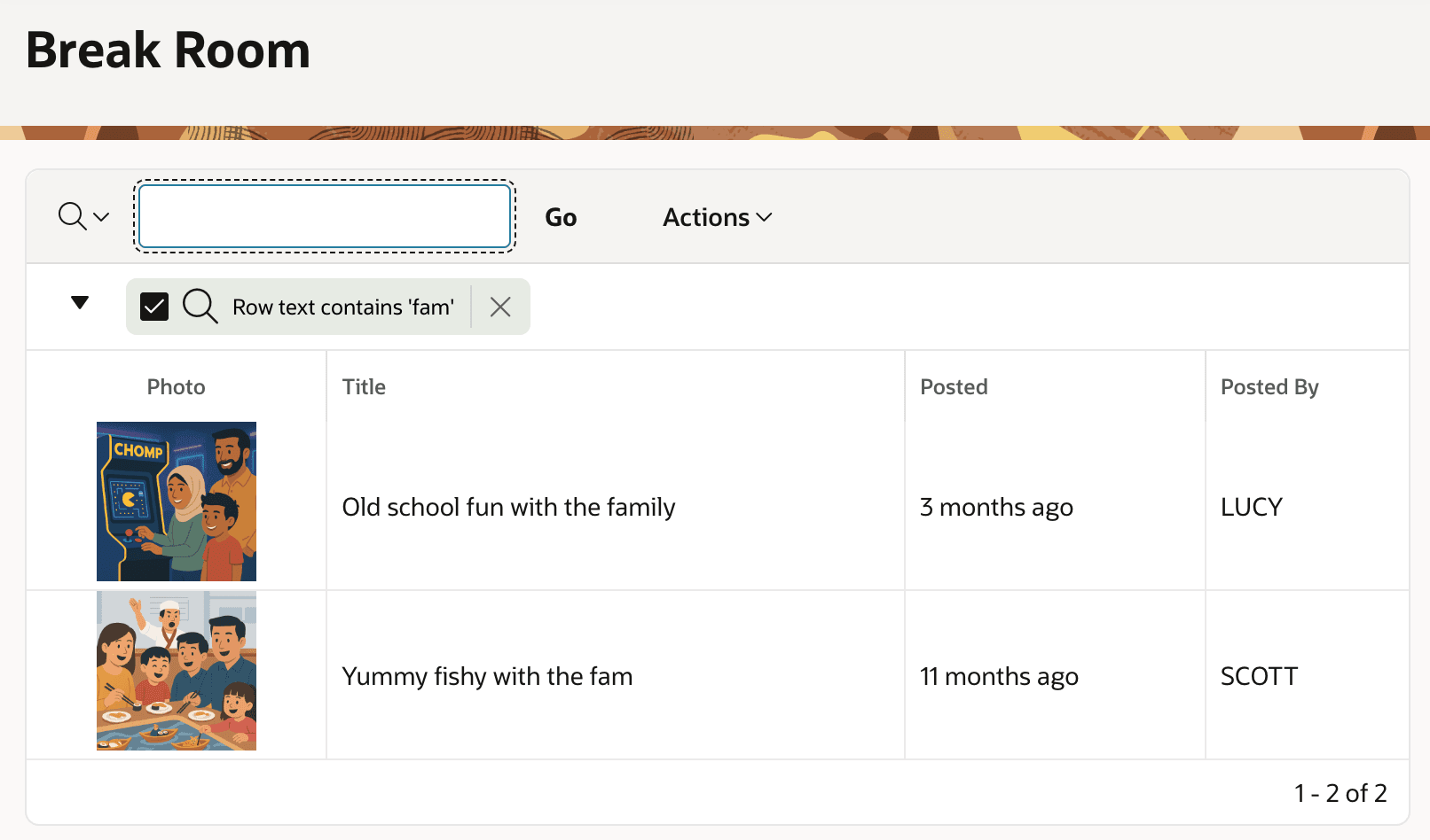 BLOB Images in an Interactive Report