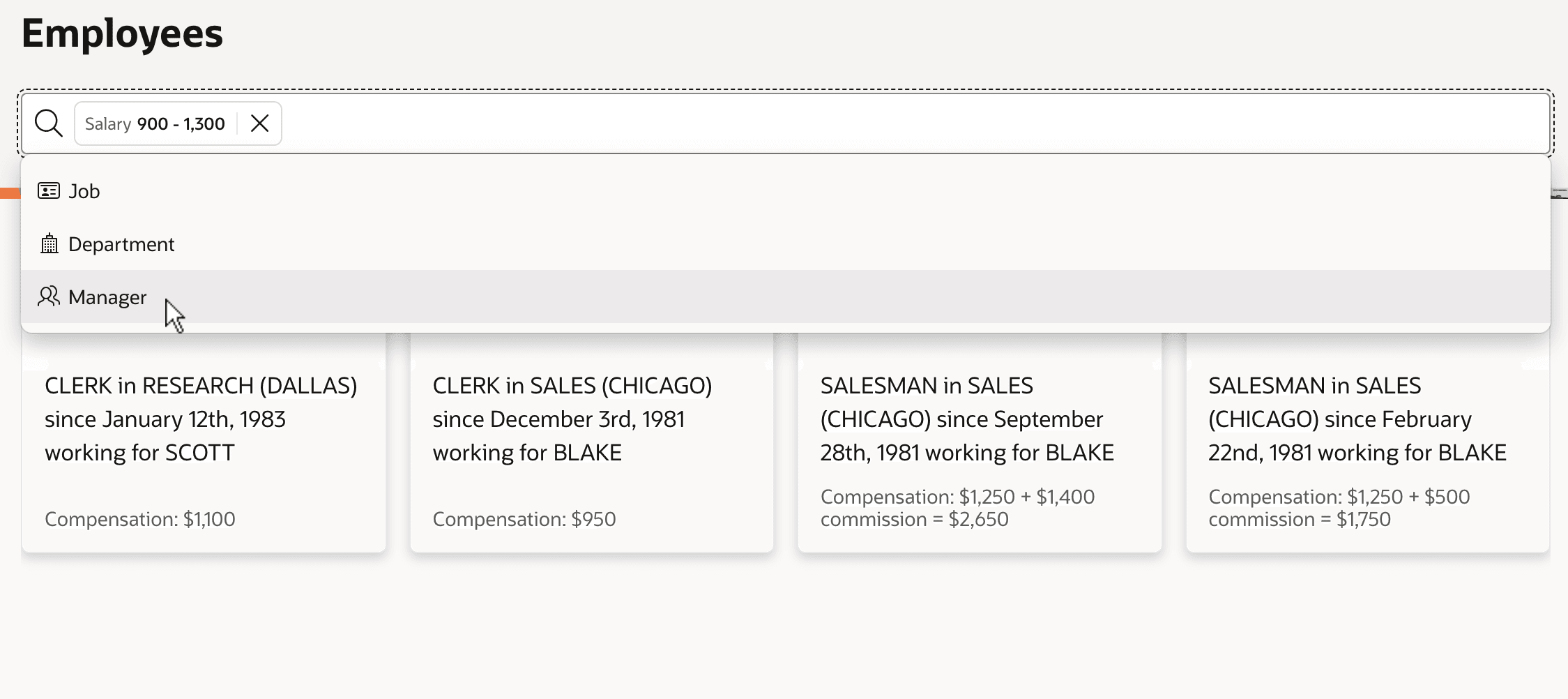One Filter Used, Other Filters Remain Available One Filter Used, Other Filters Remain Available