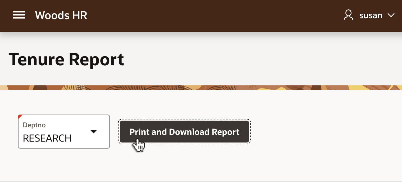HR Rep Susan Prints Tenure Report for Research Department HR Rep Susan Prints Tenure Report for Research Department