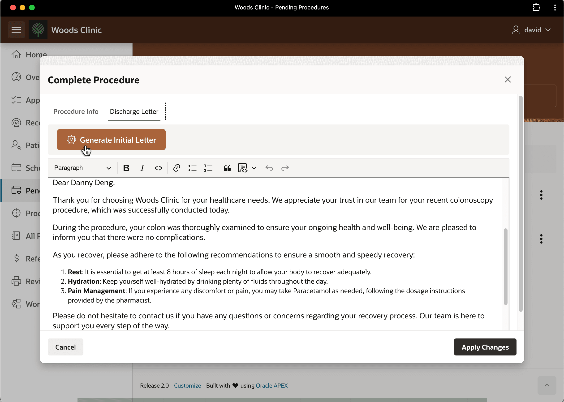Preparing Discharge Letter Using AI Agent