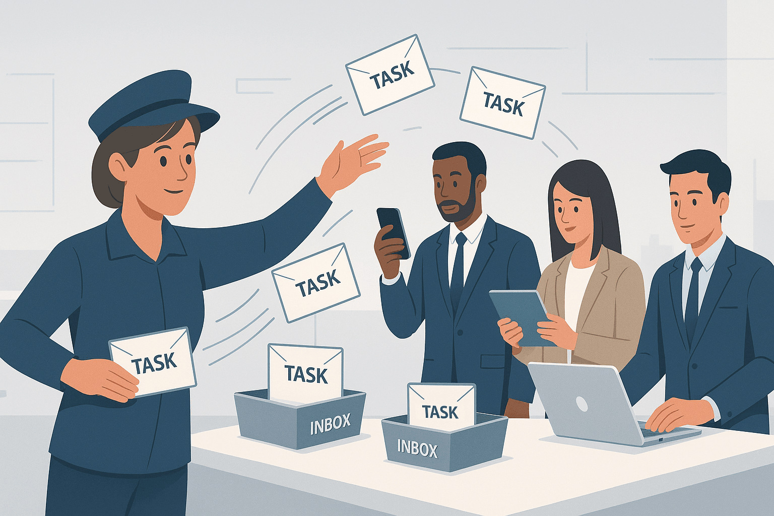 Workflow Delivers Tasks to Potential Owners' Task List \"Inbox\" Workflow Delivers Tasks to Potential Owners' Task List "Inbox"