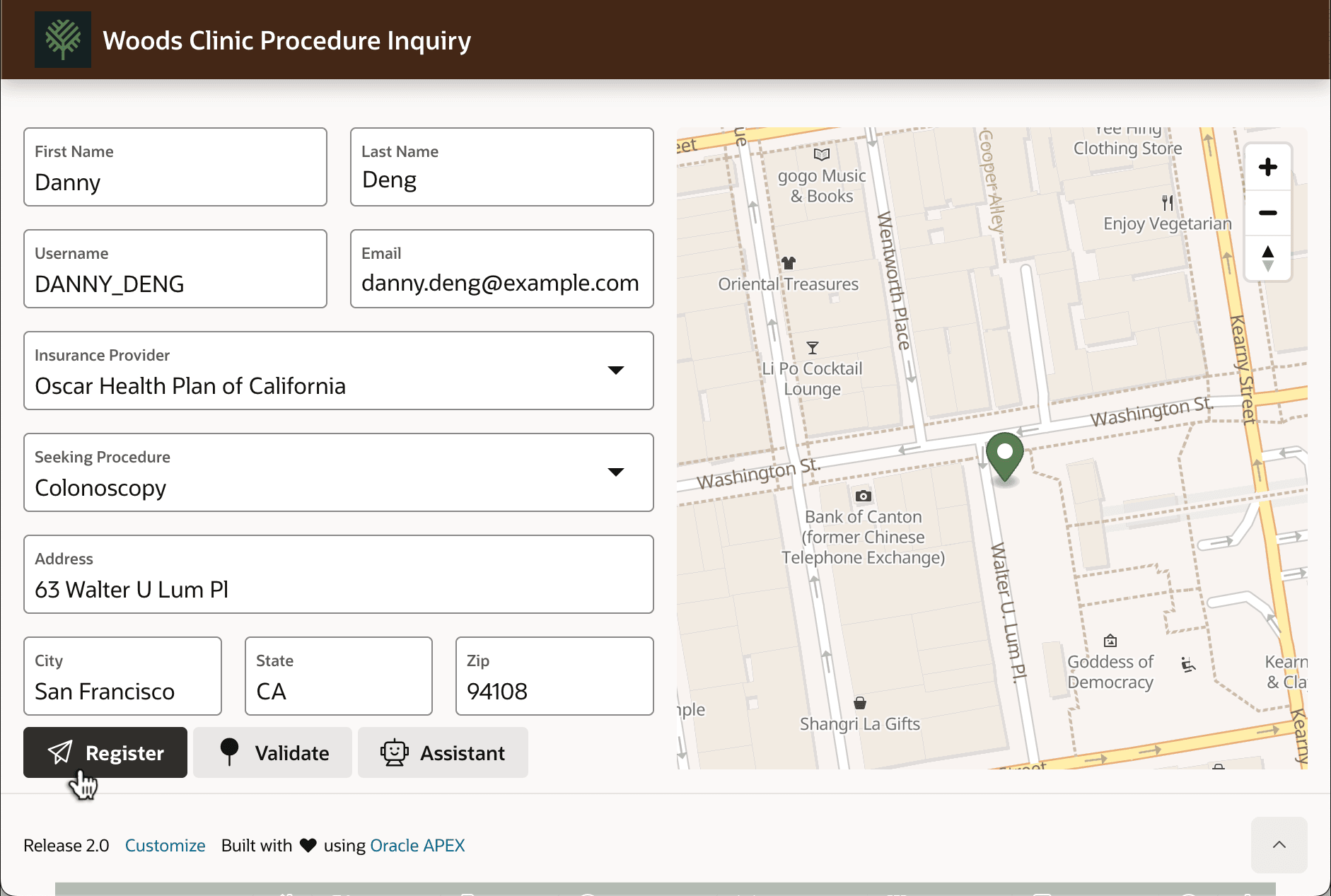 Woods Clinic New Patient Procedure Inquiry Form Woods Clinic New Patient Procedure Inquiry Form