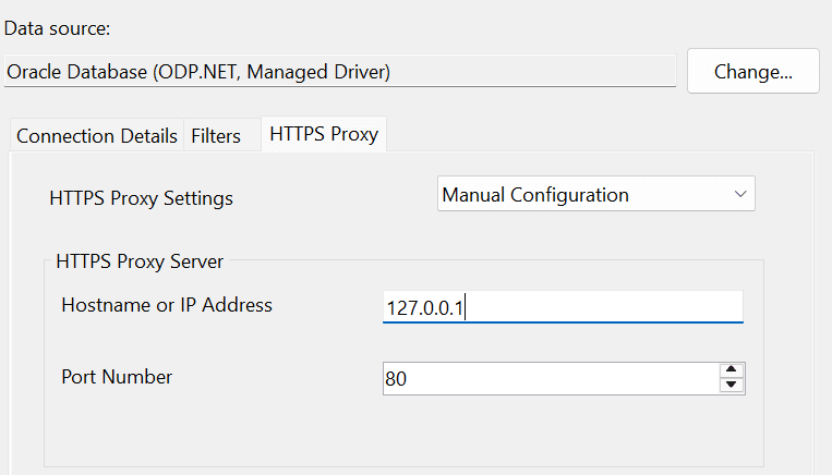 Screenshot of Opening the HTTPS Proxy Tab