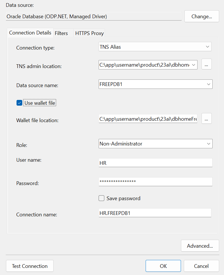 Screenshot of connection dialog image2 Screenshot of connection dialog image2
