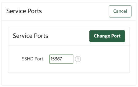 Description of 2110_service_ports_standalone_system.png follows