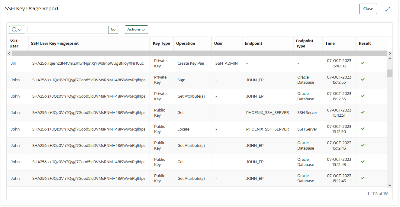 Description of 217_okv_ssh_key_usage_report.png follows Description of 217_okv_ssh_key_usage_report.png follows