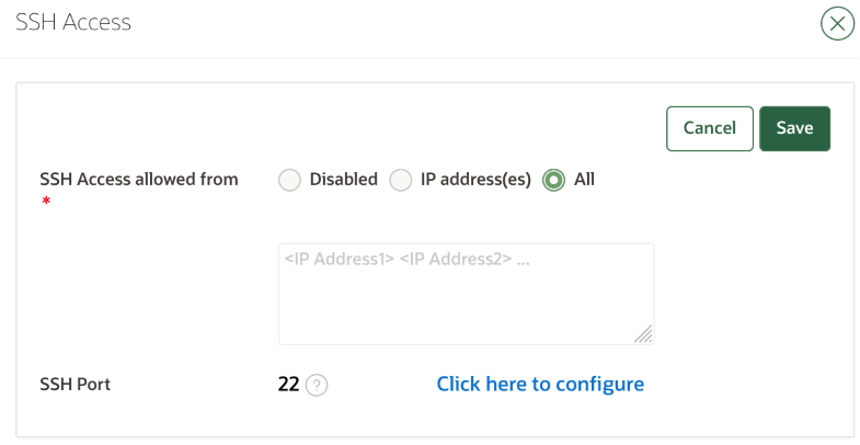 Description of 2110_ssh_access_standalone_system.png follows Description of 2110_ssh_access_standalone_system.png follows
