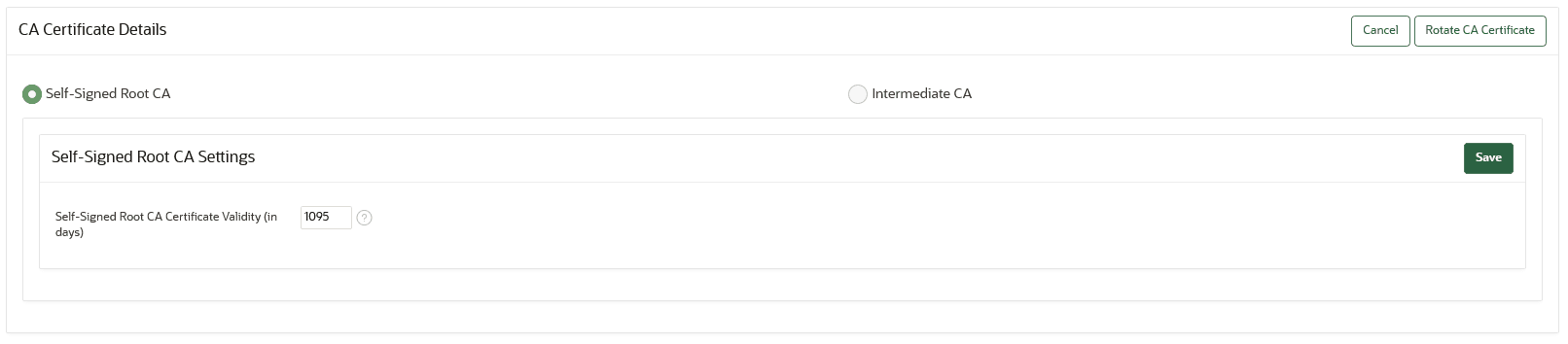 Description of 214_setting_validity_ca_certificate_details.png follows Description of 214_setting_validity_ca_certificate_details.png follows