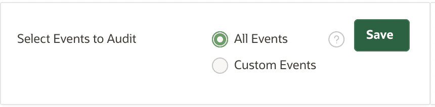 Description of select-all-audit-events.png follows Description of select-all-audit-events.png follows
