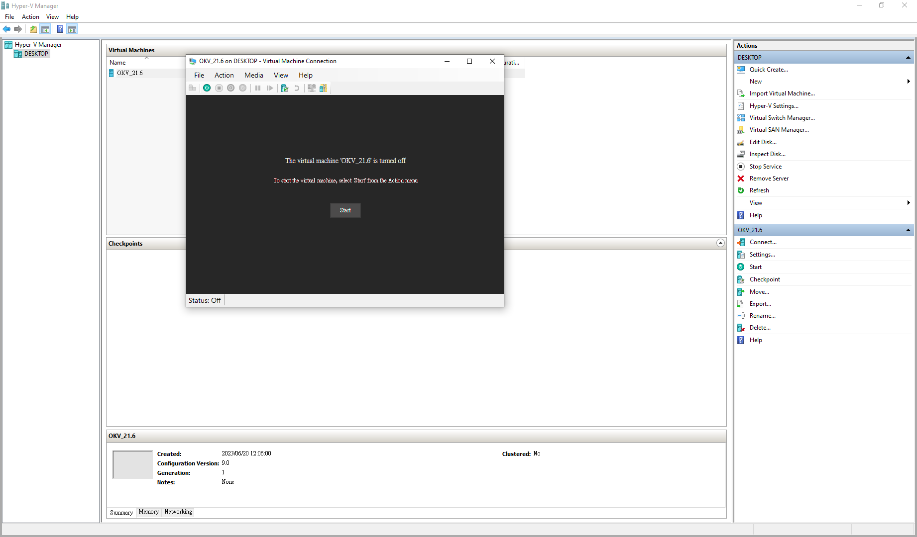 Description of 216_starting_the_virtual_machine.png follows
