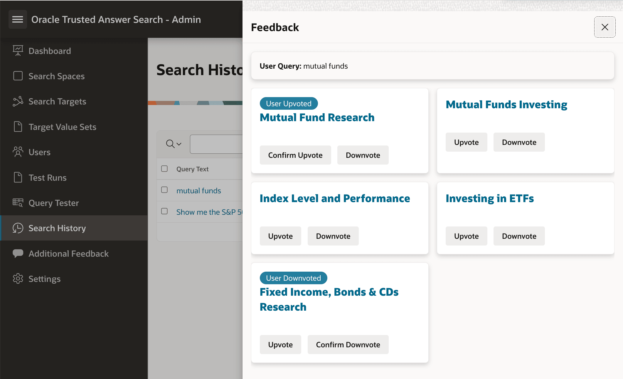 Review end-user feedback