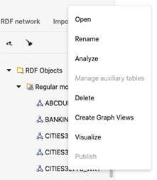 RDF Navigator - Context Menu RDF Navigator - Context Menu