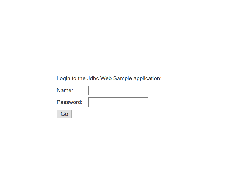 A login page to enter the username and password. A login page to enter the username and password.