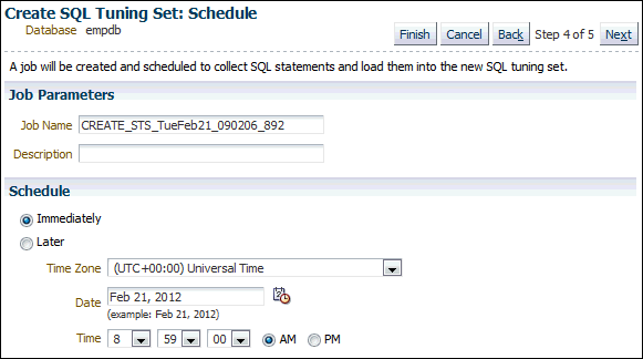 Description of sts_schedule.gif follows Description of sts_schedule.gif follows