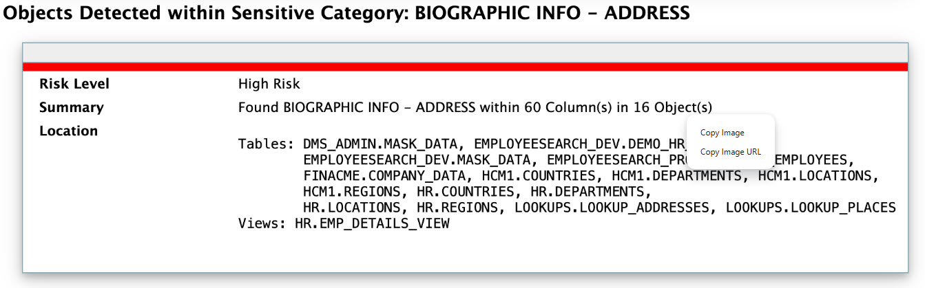 Objects Detected within Sensitive Category Figure 5 shows Objects Detected within Sensitive Category: